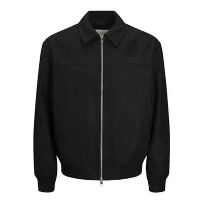 Image of Jack &amp; Jones Premium Faux leather jacket, Men&#039;s, Size: Medium, Black