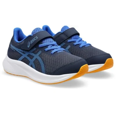 Image of Asics Patriot 13 Unisex Road running shoes for kids, Size: 2, Indigo blue/blue coast Textile/synthetics