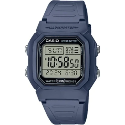 Image of Casio Unisex Digital watch, Size: One Size, Blue