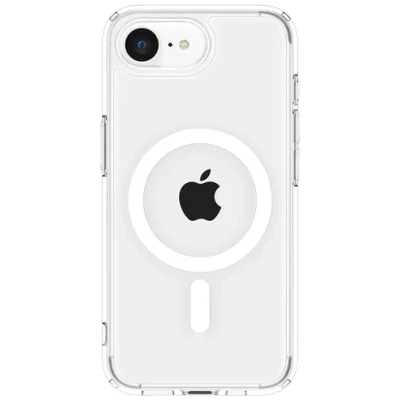 Image of Spigen Ultra Hybrid MagFit Case for iPhone 16e 2025, Compatible with MagSafe Accessories Clear White Transparent