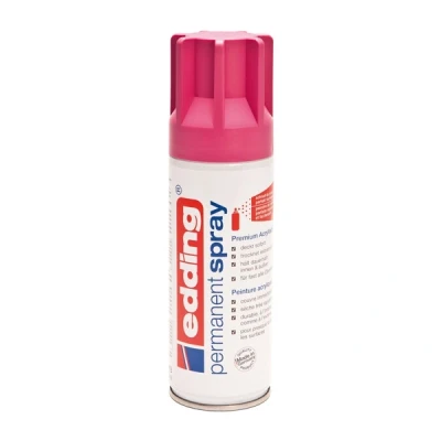 Image of Edding 5200 magenta permanent matte acrylic spray paint, 200ml