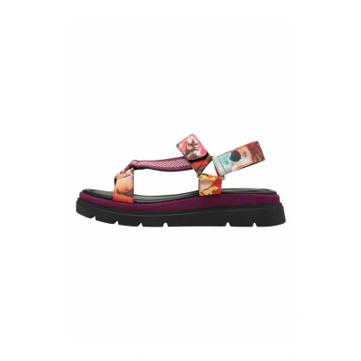 Image of Tamaris Platform sandals, Women&#039;s, Size: 38, Dark pink comb shoes