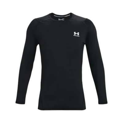 Image of Under Armour HG Fitted Long sleeved top, Men&#039;s, Size: Large, Black