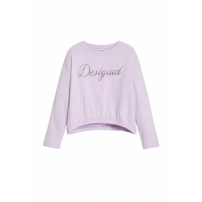Image of Desigual Long sleeved top for kids, Size: 3/4y, Purple