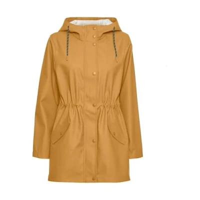 Image of Vero Moda Vmmalou Coated NOOS Outdoor jacket, Women&#039;s, Size: XS, Amber gold
