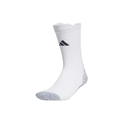 Image of Adidas Performance Football GRIP Knitted CREW Cushioned Sports socks White black, Size: 11 12.5, black