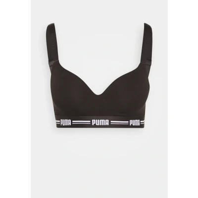 Image of Puma Women SOFT Padded BRA Tshirt bra, Women&#039;s, Size: 38B, Black