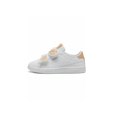 Image of Puma Smash Sneakers Trainers for kids, Size: 30, White almost apricot shoes