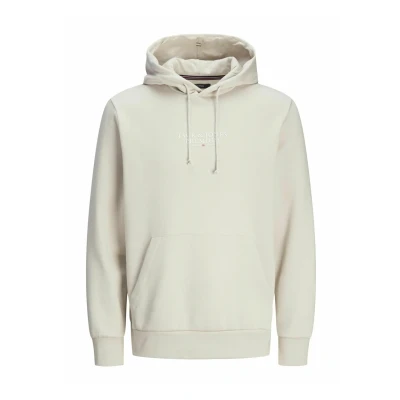 Image of Jack &amp; Jones Premium Jprbluarchie HOOD NOOS Hoodie, Men&#039;s, Size: Small, Moonbeam