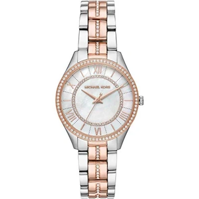 Image of Michael Kors Lauryn Watch roségoldcoloured/silvercoloured, Women&#039;s, Size: One Size, Roségold coloured/silver coloured