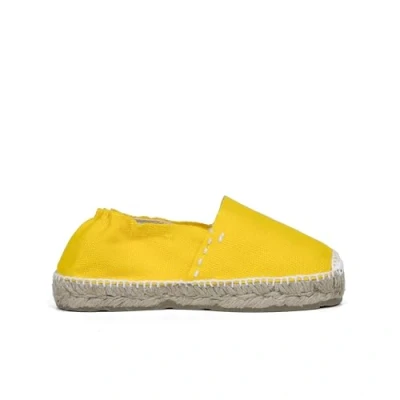 Image of Pisamonas CON Cinta Espadrilles for kids, Size: 11K, Amarillo Textile/synthetics