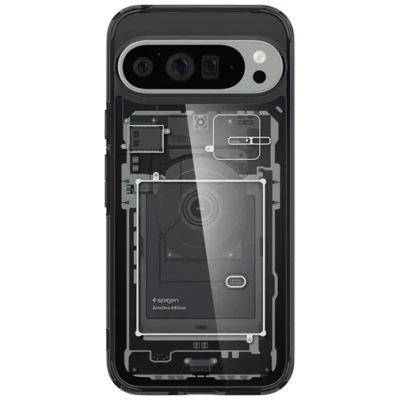Image of Spigen Ultra Hybrid Zero One TPU Back Cover Transparent Google Pixel 9 Pro XL