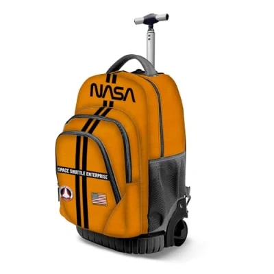 Image of Karactermania NASA Lines FAN GTS Trolley Backpack, Orange, 32 x 47 cm, Capacity 39 L, One Size, Backpack