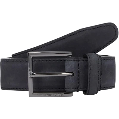 Image of Tommy Hilfiger Men&#039;s Fixed Belt, Blue (Black), 115
