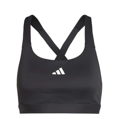 Image of adidas Women Tlrdreact Training High Support Bra Sports Bra, SEG Black