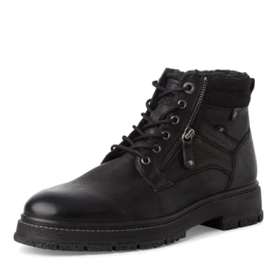 Image of s.Oliver Laceup ankle boots, Men&#039;s, Size: 7.5, Black Leather