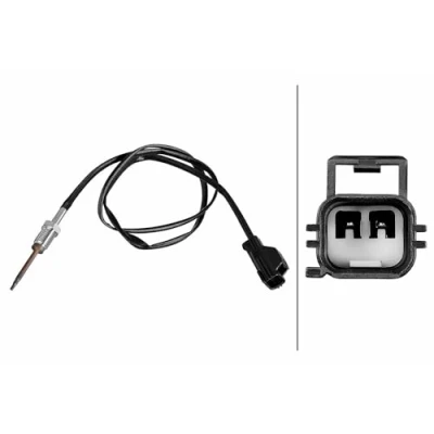 Image of Sensor, exhaust gas temperature HELLA 6PT 010 376 581