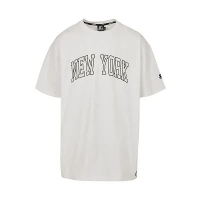 Image of Starter NEW YORK TEE Print Tshirt, Men&#039;s, Size: Large, White