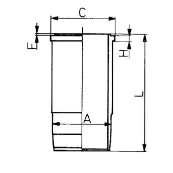 Image of Cylinder Sleeve KOLBENSCHMIDT 89588110