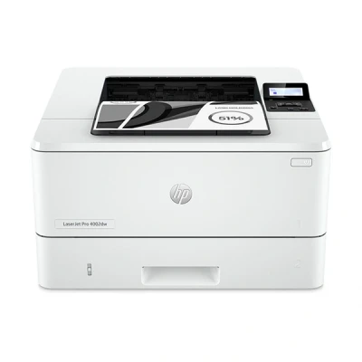 Image of HP Laserjet Pro 4002dw Laser Printer Black and White for Small Medium Business Print 2 Sided Printing Dual Band Wi Fi, Ethernet Energy Efficient Instant Ink Toner Available