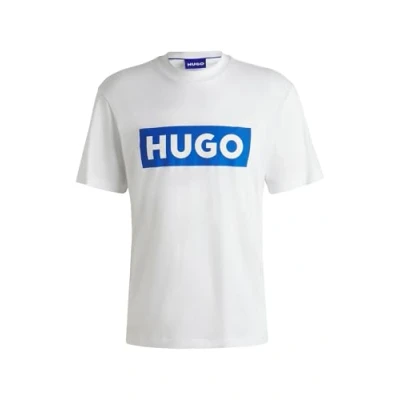 Image of HUGO NICO Print Tshirt, Men&#039;s, Size: XS, White