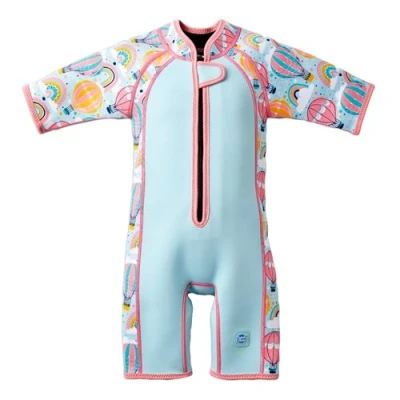 Image of Splash About Girls Kids Shorty Wetsuit, Up &amp; Away, 2 4 Years EU