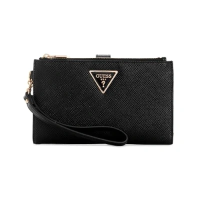 Image of Guess Laurel Organizer Wallet, Women&#039;s, Size: One Size, Black