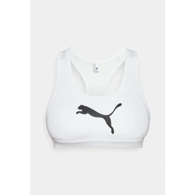 Image of Puma BRA Medium support sports bra, Women&#039;s, Size: Large, White