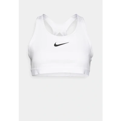 Image of NIKE Performance Swoosh High support WOMEN&#039;S Nonpadded Adjustable sports BRA bra, Women&#039;s, Size: LxA B, White/black