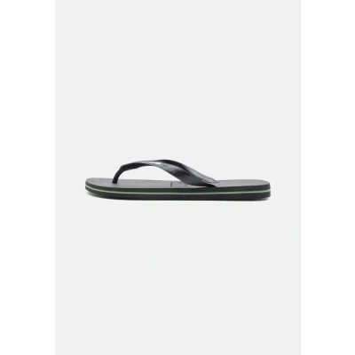Image of Havaianas FLIP FLOP Brasil LOGO Pool shoes for kids, Size: 7K, black Synthetics
