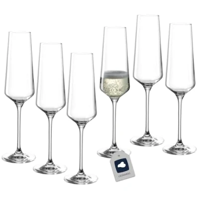 Image of Leonardo Champagne Glasses Puccini 280 ml 6 Pieces