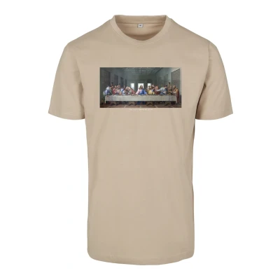 Image of Mister TEE CAN ́T HANG WITH US Print Tshirt, Men&#039;s, Size: XL, Sand