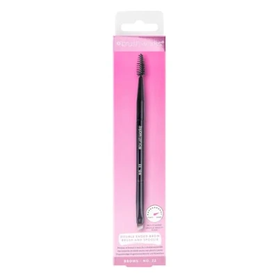 Image of brushworks No. 22 Double Ended Brow Brush and Spoolie