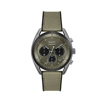 Image of BOSS TOP Chronograph watch, Men&#039;s, Size: One Size, Black