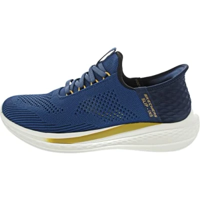 Image of Skechers Slade Trainers blue, Men&#039;s, Size: 12, Blue Textile