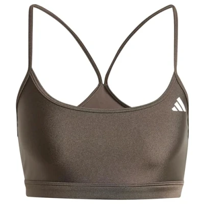 Image of adidas Women&#039;s Aeroreact Training Light Support Shiny Bra, XS C D
