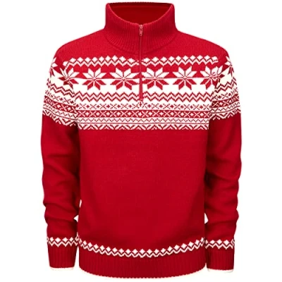 Image of Brandit Troyer Norweger Jumper, Men&#039;s, Size: 4XL, Red