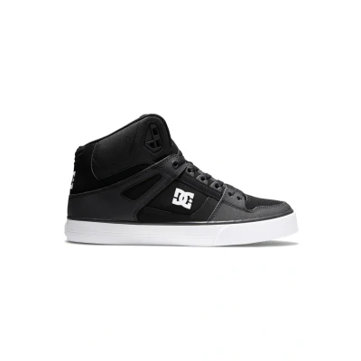 Image of DC Shoes PURE WC Training shoe, Size: 10.5, Black/black/white Leather and textile