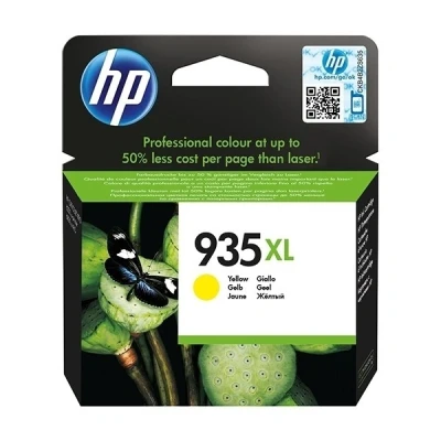 Image of HP C2P26AE 935XL High Yield Original Ink Cartridge, Yellow, Single Pack, Packaging may vary