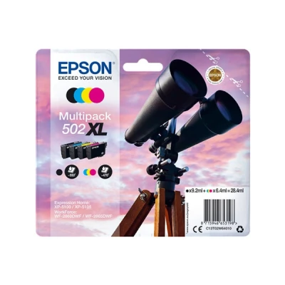Image of Epson 502XL Binoculars Genuine High Yield Multipack, 4 colours Ink Cartridges