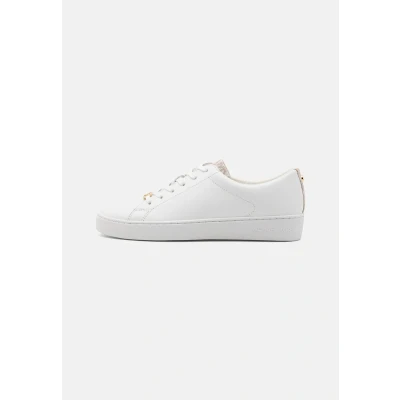 Image of Michael Kors Keaton LACE UP Trainers, Women&#039;s, Size: 2, Vanilla Leather