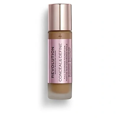 Image of Makeup Revolution Conceal and Define Foundation 30ml (Various Shades) F14