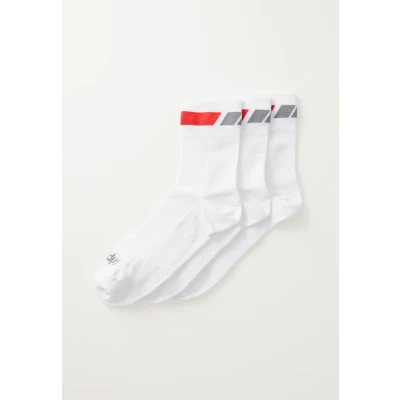 Image of Gripgrab Classic Regular CUT Summer Socks 3 PACK Unisex Sports socks, Size: Large, White