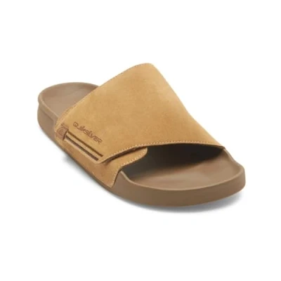 Image of Quiksilver Men&#039;s Rivi Suede Sandals, Tan 1, 39 EU