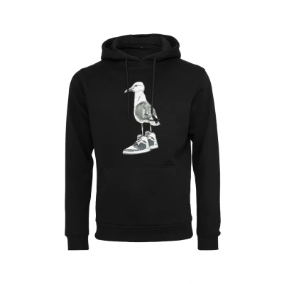 Image of Mister Tee Seagull Sneakers Hoodie, Men&#039;s, Size: Small, Black