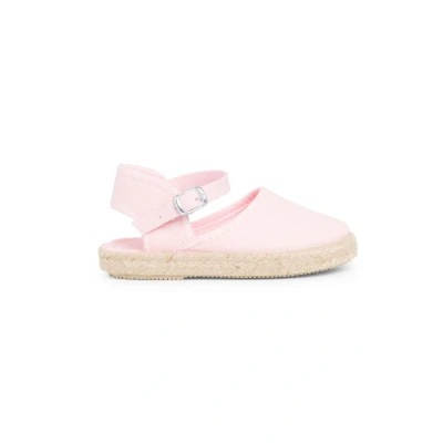 Image of Pisamonas Ankle strap ballet pumps for kids, Size: 4.5K/5K, Rosa Textile/synthetics