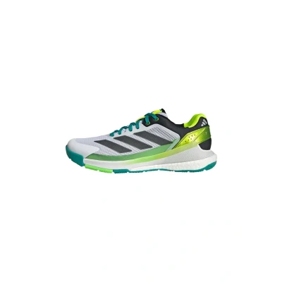 Image of adidas Performance Crazyquick Boost Padel shoes Cloud white core black lime burst, Men&#039;s, Size: 4.5, burst