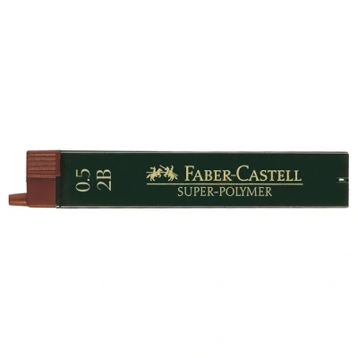 Image of Faber Castell 0.5 mm 2B Super Polymer Fineline Leads (3 Packs of 12)