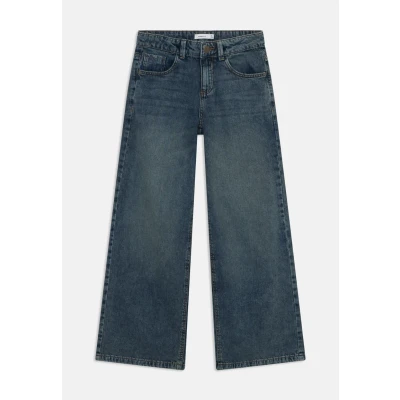 Image of Name it Nkfrose WIDE Relaxed fit jeans for kids, Size: 13y, Vintage dark blue denim