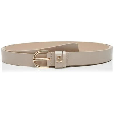 Image of Tommy Hilfiger Essential Effortless Belt, Women&#039;s, Size: 54, Khaki